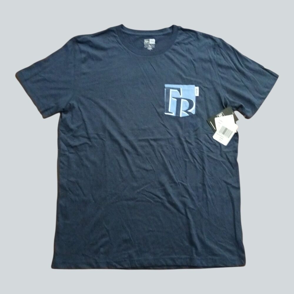 Tampa Bay Rays New Era Pocket T Shirt Mens XL Navy Blue MLB NWT
